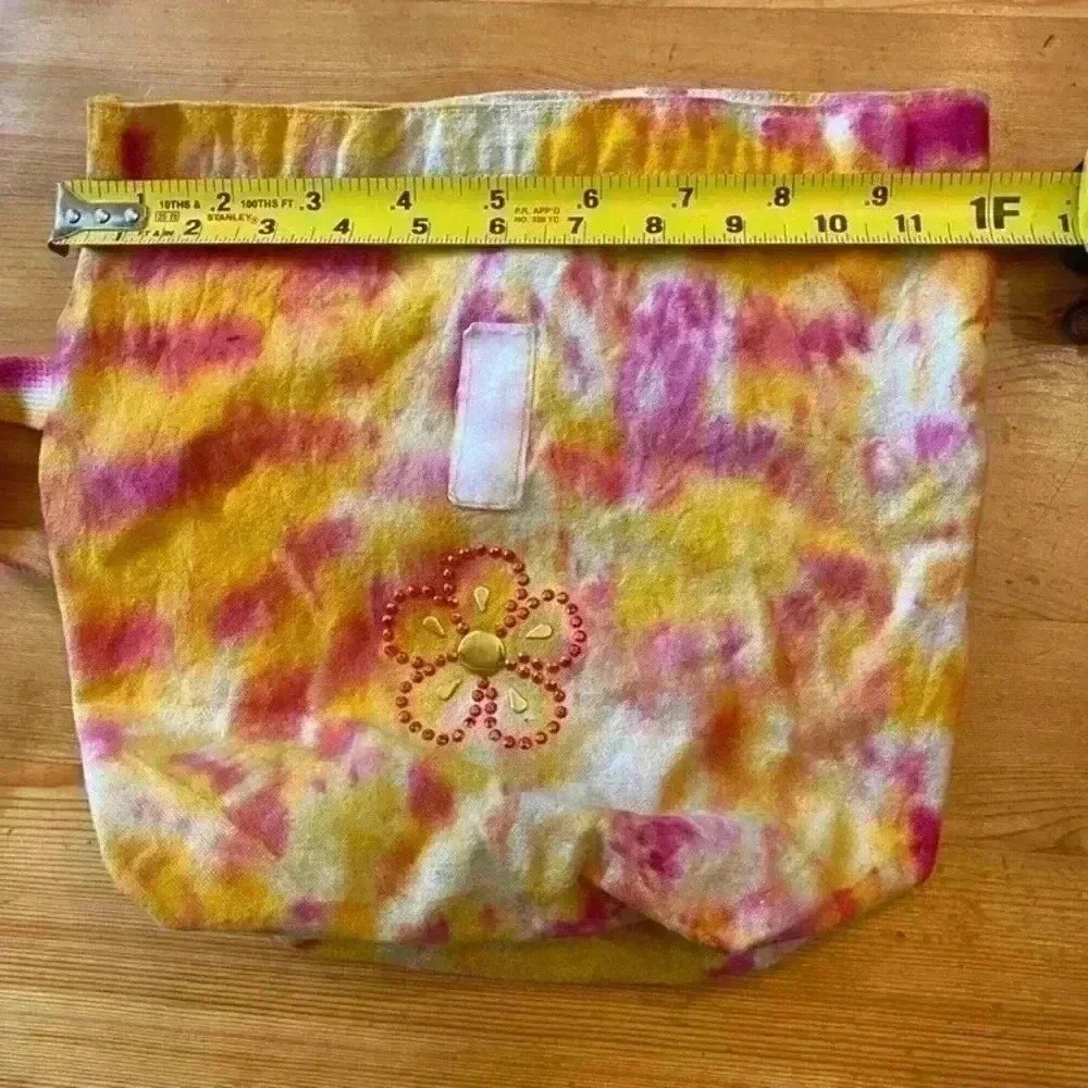 Hand Tie dyed lunch bag